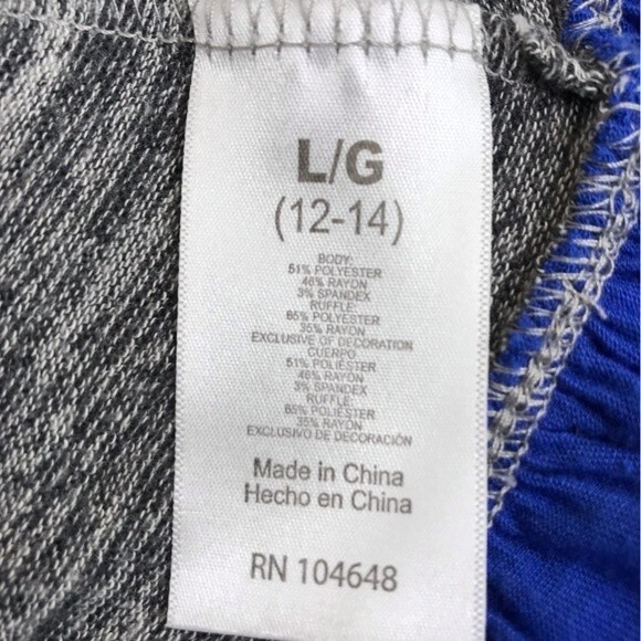 KA Knights Apparel Florida Gators Ruffle Hem Long Sleeve Tunic Top Women Large - Picture 9 of 14